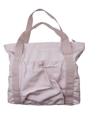 BAGSMART Pink Nylon Zippered Tote 19x14